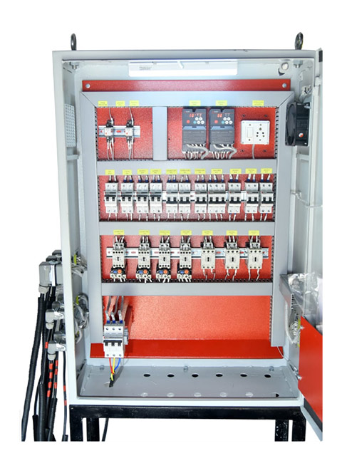 electric control panel gold refining plant